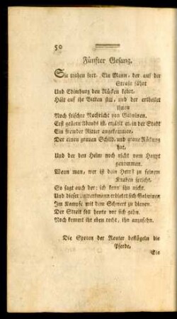 Fünfter Gesang