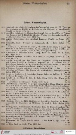Schöne Wissenschaften (Nr. 3811 - 4191)