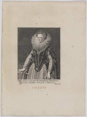 Bildnis der Anna Mareschalckin in Pappenhaim