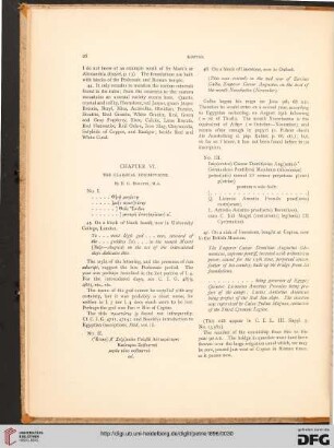 Chapter VI: The Classical Inscriptions (by D.G. Hogarth)