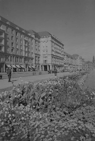Dresden. Altmarkt Westseite