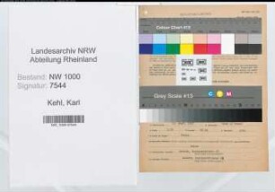 Entnazifizierung Karl Kehl, geb. 23.09.1907 (Strassenbauinspektor)