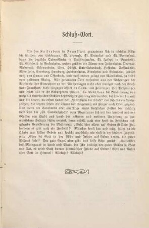 Schluß-Wort.