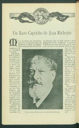 Un raro Capricho de Jean Richepin