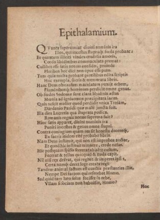 Epithalamium.