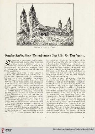 27: Kunstwissenschaftliche Betrachtungen über städtische Bauformen