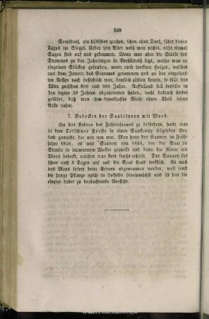 V.7. Bedecken der Saatrinnen mit Moos