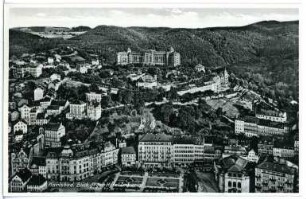 Karlsbad. Blick auf Karlsbad und Hotel Imperial