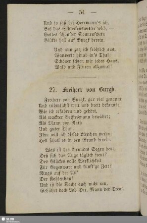 27. Freiherr von Burgk