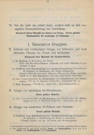 I. Decorative Gruppen