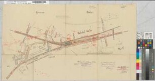 Strecke: Kirchberg-Puffendorf (über Bourheim, Koslar, Merzenhausen) [Lageplan des Bahnhofs Koslar] Gem. Koslar Bl. 2