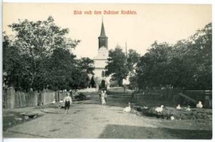 Dubitz. Blick n. d. Dubitzer Kirchlein