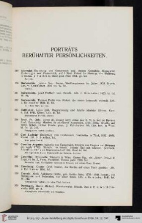 Porträts berühmter Persönlichkeiten (Nr. 349-456)
