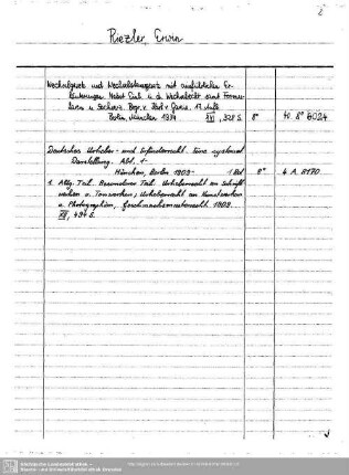 Riezler, Erwin