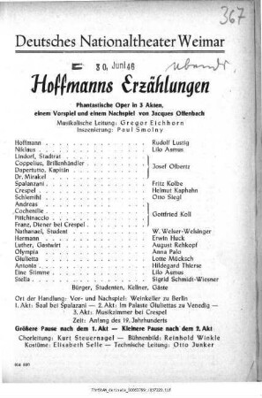 Hoffmanns Erzählungen
