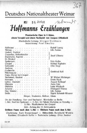 Hoffmanns Erzählungen