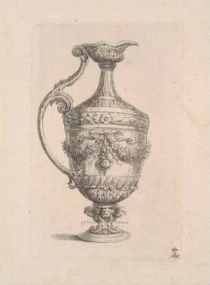 Verzierte Henkelvase