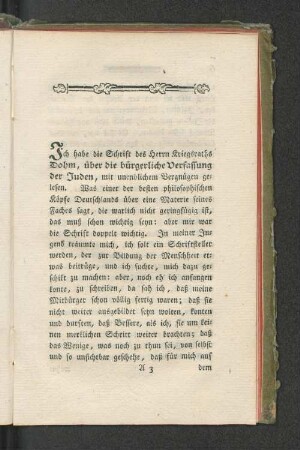 [Anmerkungen zu der Schrift des Herrn Dohm, über die bürgerliche Verfassung der Juden.]