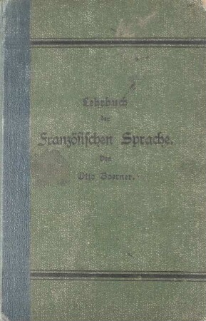 Lehrbuch der französischen Sprache (1897)