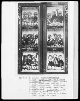 Chöre der Patriarchen, Konfessoren, Apostel, Jungfrauen, Märtyrer und Märtyrerinnen