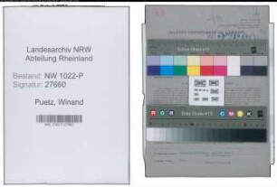 Entnazifizierung Winand Puetz , geb. 02.07.1900 (Kaufmaennischer Angestellter)