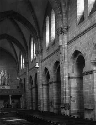Otterberg (Kreis Kaiserslautern). Simultane Pfarrkirche Mariä Himmelfahrt (Ehemalige Zisterzienserklosterkirche). Inneres