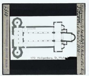 Heidelberg, Michaelskloster auf dem Heiligenberg : Grundriss