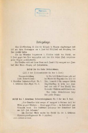 Felddienst und Gefecht eines Detachements (1 Bataillon, 1 Eskadron) : nach applikatorischer Methode ; zum Studium der Felddienst-Ordnung, der einschlägigen Bestimmungen der Schieß-Vorschrift und des Exerzier-Reglements für die Infanterie