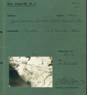 Foto der Gegend zwischen Verpellière und La-Croix-aux-Mines (Luftbild)