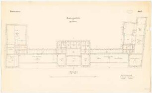 Regierungsgebäude, Osnabrück: Grundriss Dachgeschoss 1:100