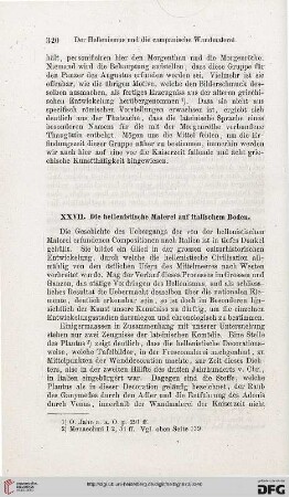 XXVII: Die hellenistische Malerei auf italienischem Boden