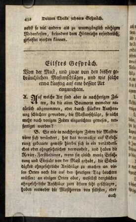 432-443, Eilftes Gespräch