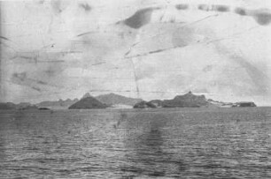 Aden : Blick vom Schiff Usaramo aus auf die Küste von Aden