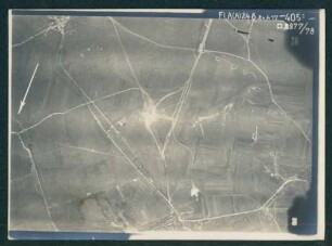Foto des Geländes südlich und südöstlich von Saint-Thierry nordwestlich von Reims (Luftbild)