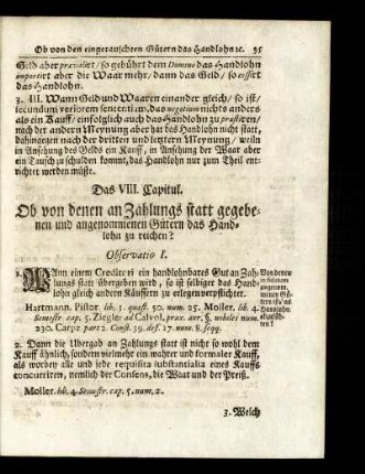 Das VIII. Capitul. - Das XIV. Capitul.