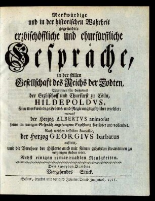 Vierzehendes Stück