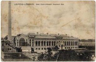 Leipzig-Lössnig. Städt. Elektricitätswerk Hauptwerk Süd