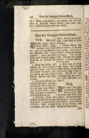 538-552, Von der feurigen Liebes-Gluth