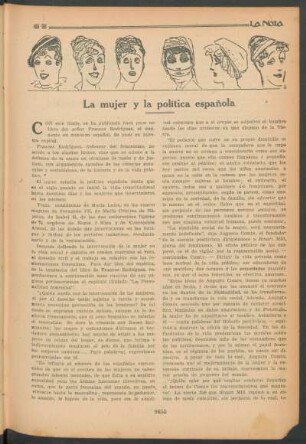 La mujer y la política española