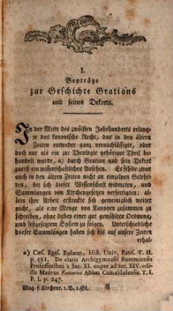 Magazin für Kirchenrecht und Kirchengeschichte. 1, 1. 1778
