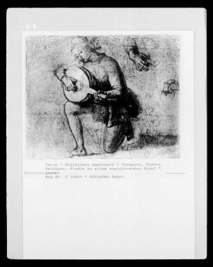 Studie zu einem musizierenden Engel