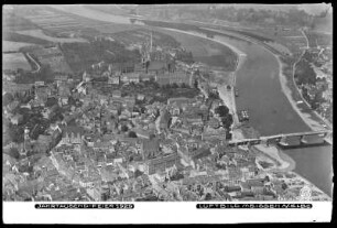 Meißen an der Elbe, Jahrtausendfeier 1929, Luftbild