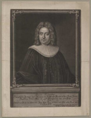 Bildnis des Esaias Schneider