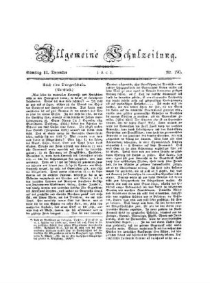 Auch eine Bürgerschule : (Beschluß)