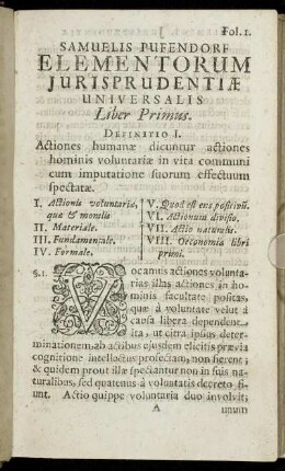 Definitio I. - Definitio V.