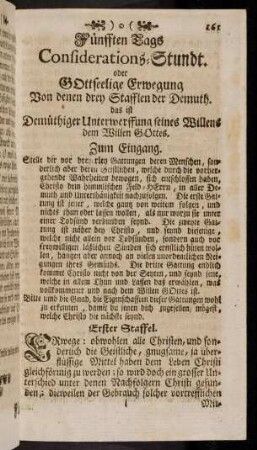 161-168, Considerations-Stundt oder gottseelige Erwegung