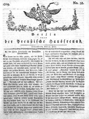 No. 58., 22. Juli 1809