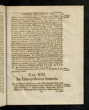 233-238, Cap. XIII. De Libro posteriore Samuelis.