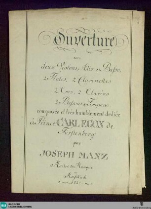 Overtures - Don Mus.Ms. 1276 : D