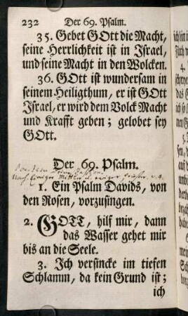 232-247, Der 69. Psalm. - Der 71. Psalm.
